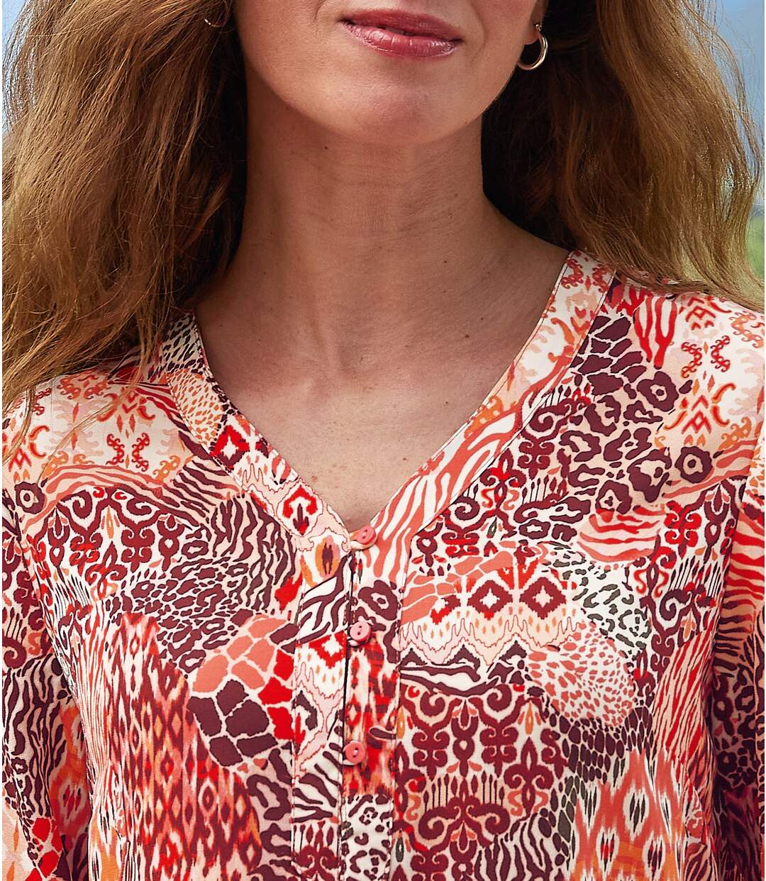 Blouse en Crêpe Légère-3