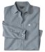 La Chemise Coton Flanelle Unie-4