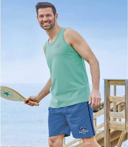 Pack of 2 Men's Pacific Coast Shorts - Blue Grey