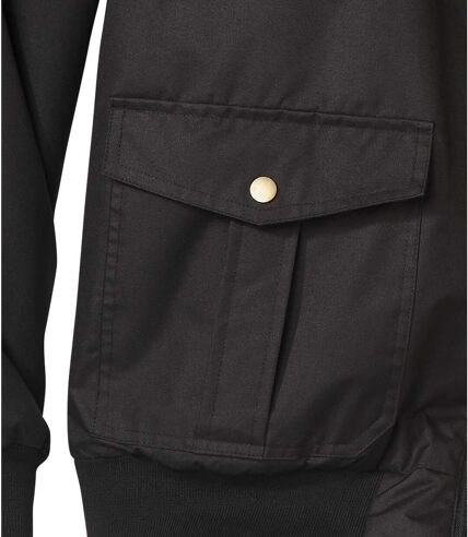 Men's Black Outdoor Full Zip Jacket