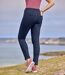 Women's Navy Stretchy Denim Jeggings-1