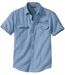 Men's Blue Palm Beach Poplin Shirt