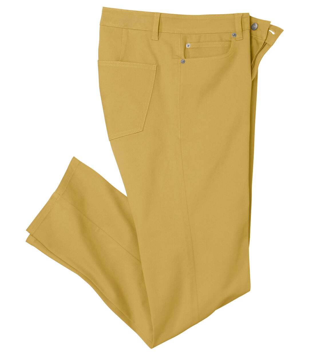 Le Pantalon 5 Poches en Twill Stretch-2