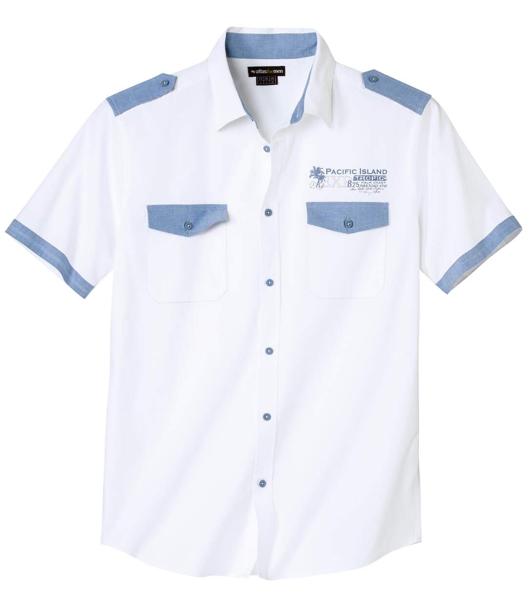 Men's White Pilot Shirt 