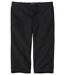 Men's Black 2-in-1 Convertible Microfibre Trousers