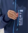 Men's Dark Blue Softshell Sports Jacket Atlas For Men