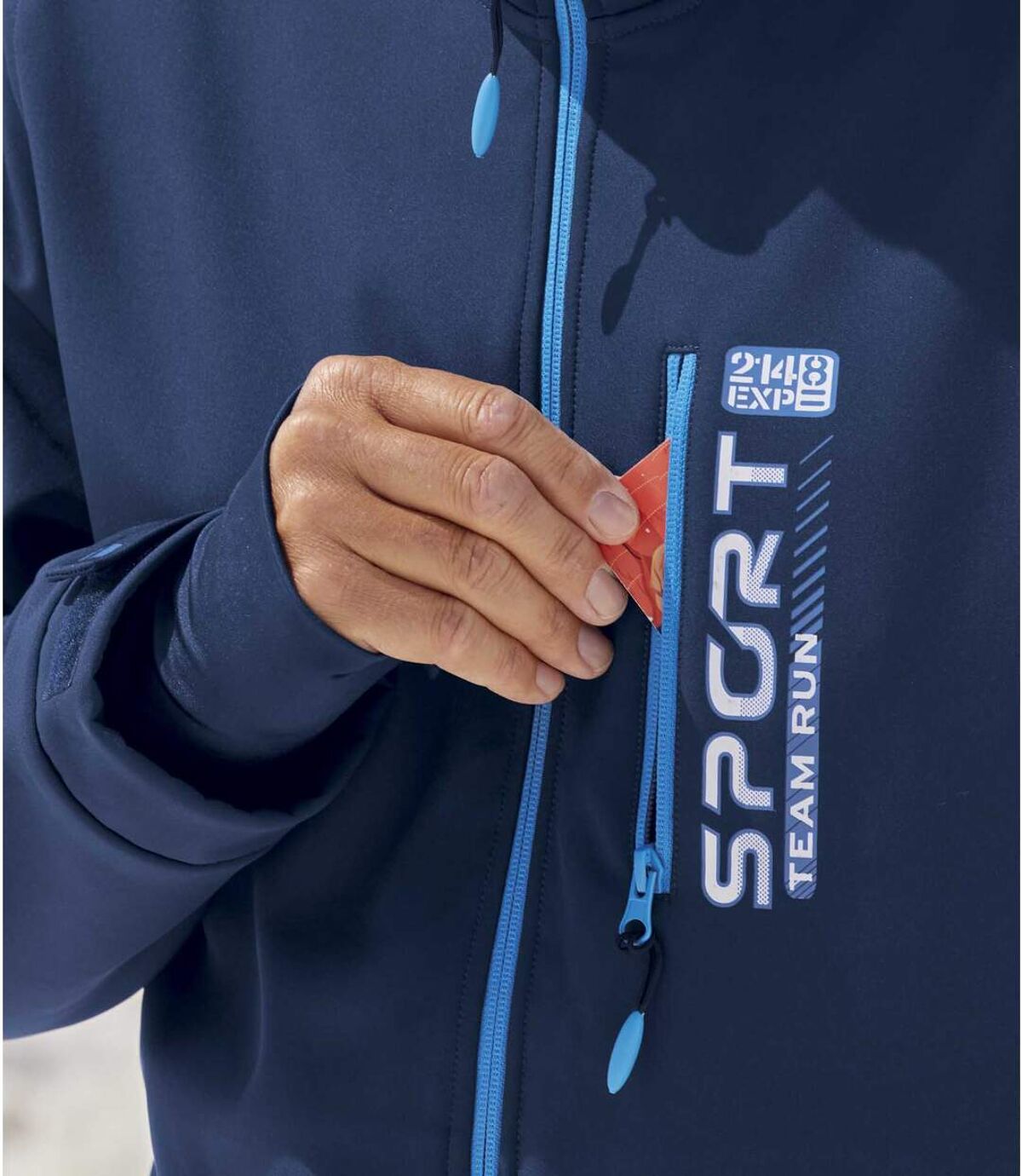 Sportovní softshellová bunda zateplená mikrofleecem Atlas For Men