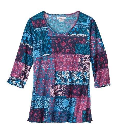 Tunika im Patchwork-Stil