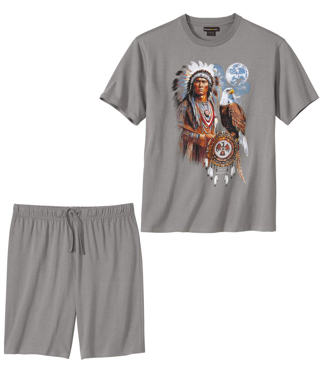 Pyjashort Coton Indian Légende-1