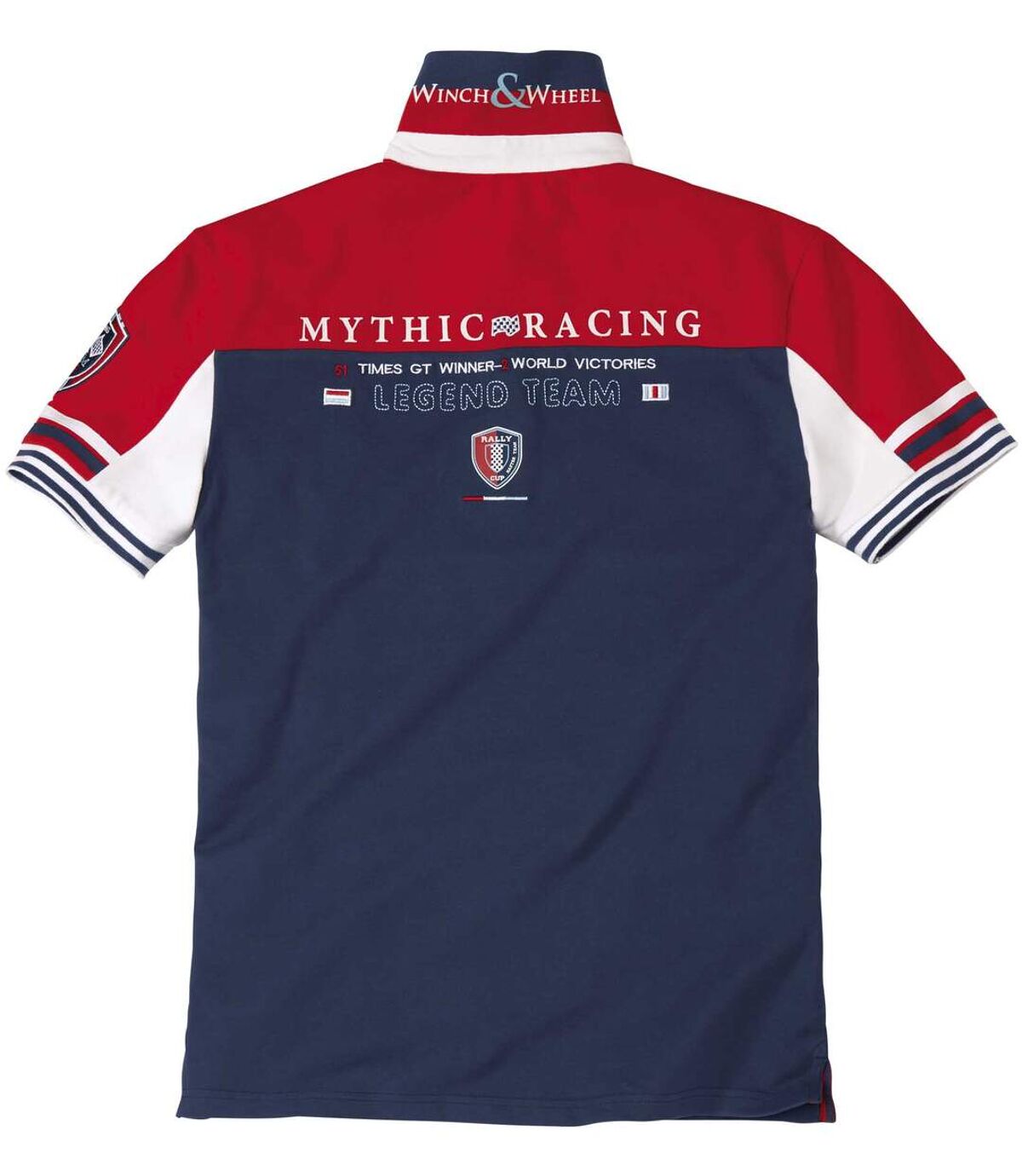 Poloshirt van stretchpiquéstof Mythic Racing Atlas For Men
