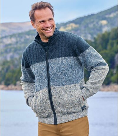 Strickjacke Mountain mit Teddyfutter