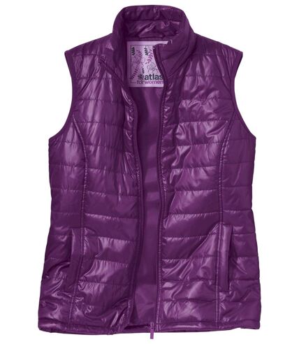 Women's Purple Padded Vest