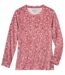 Le Pyjama Velours Fleuri-4