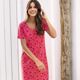 Maxi t-shirt framboise-1