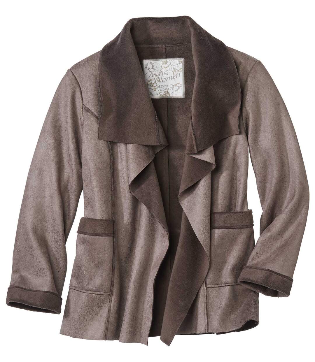 Aszimmetrikus művelúr kabát Atlas For Men
