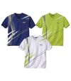 3er-Pack sportliche T-Shirts Atlas For Men