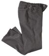 Pohodlné šedé strečové džíny rovného střihu Regular Atlas For Men