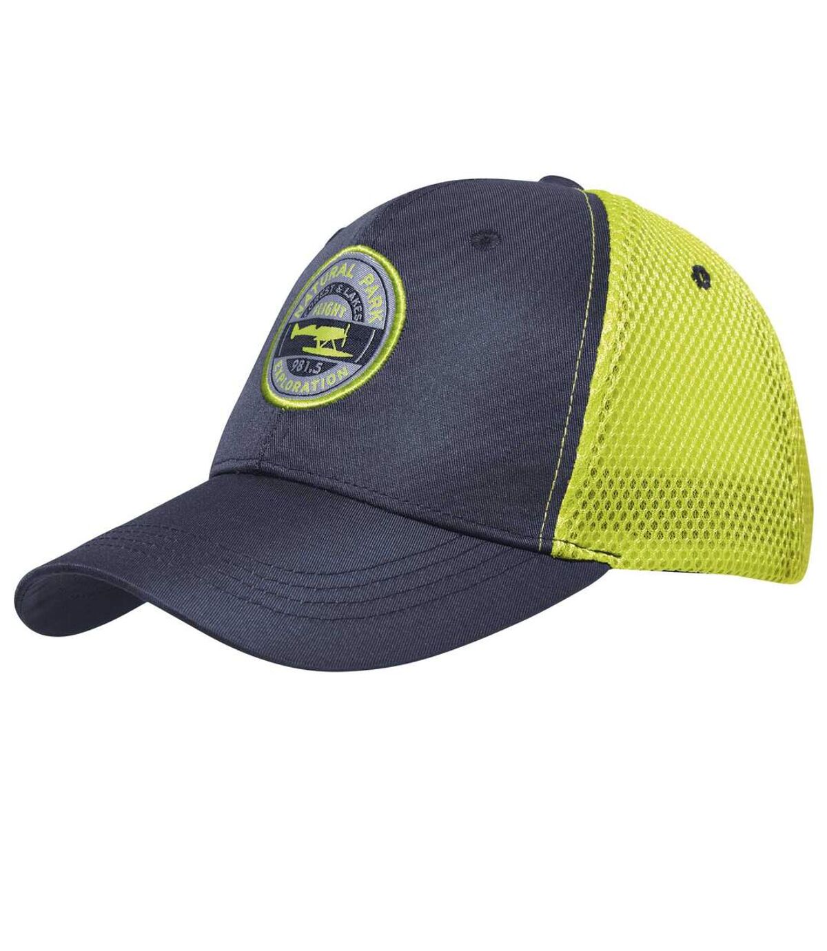 Légáteresztő, kettős anyagú baseball sapka Atlas For Men
