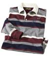 Pruhované polo tričko Rugby Atlas For Men