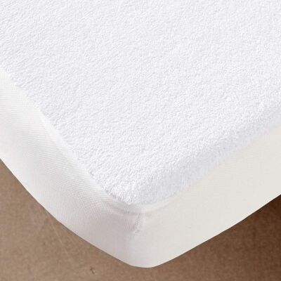Protection matelas imperméable velours