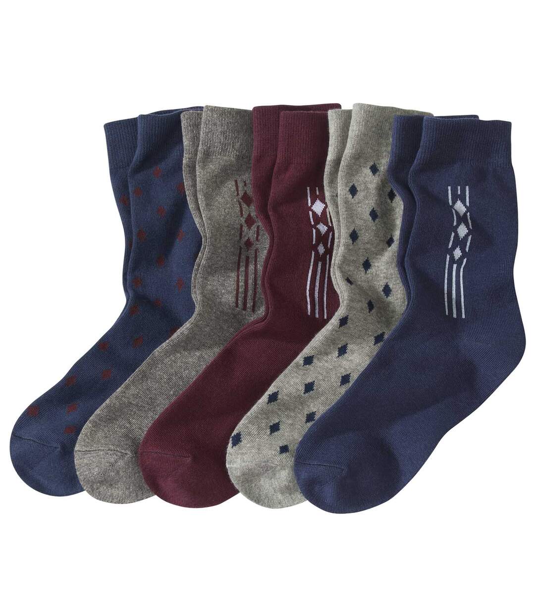 Geschenk-Box mit 5 Paar modischen Socken Atlas For Men