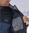 Prešívaná bunda s melírovaným efektom Atlas For Men