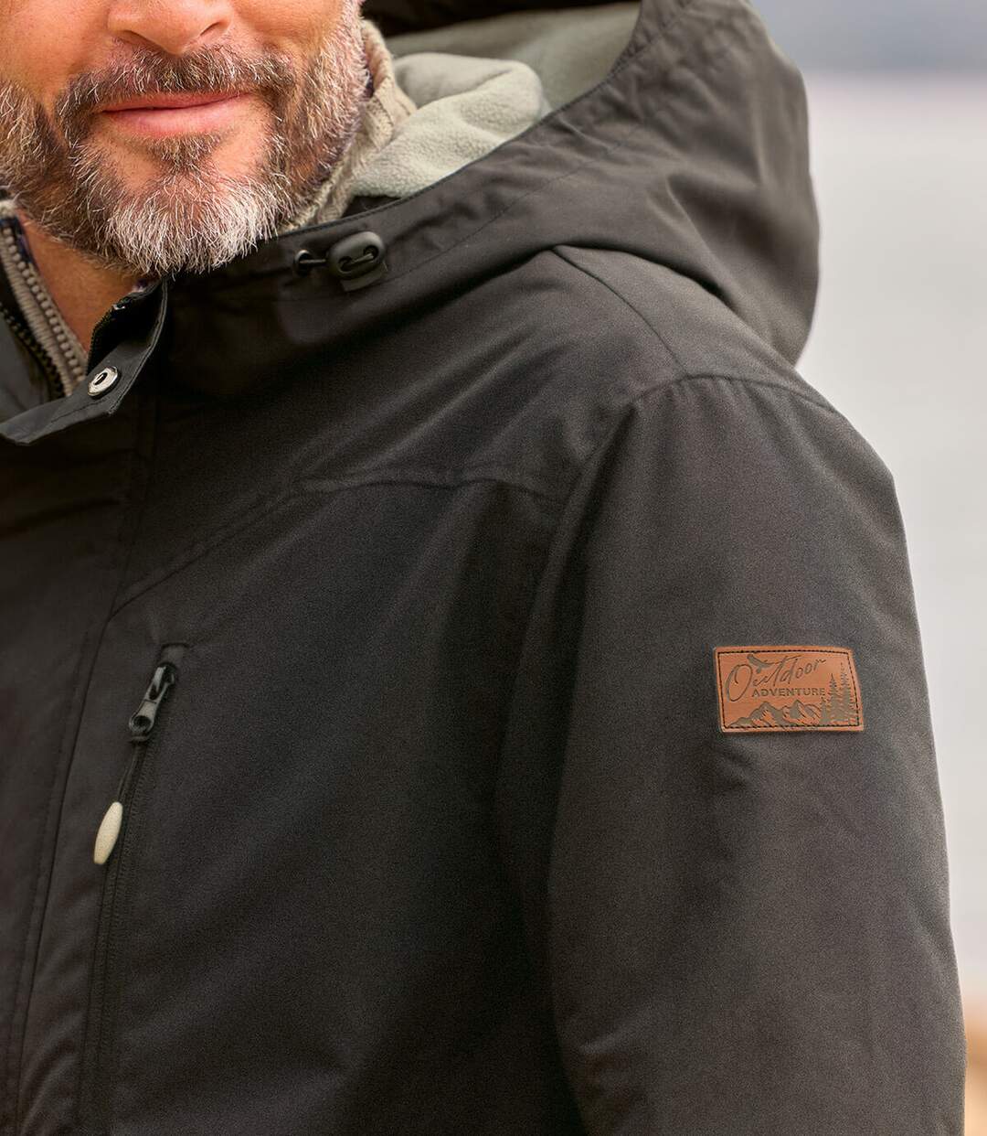 Le Blouson Coupe-Vent Microfibre Doublé Polaire-3