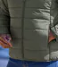 Prešívaná bunda Kaki-4