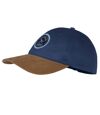 Men's Two-Tone Baseball Cap - Navy Beige Atlas For Men