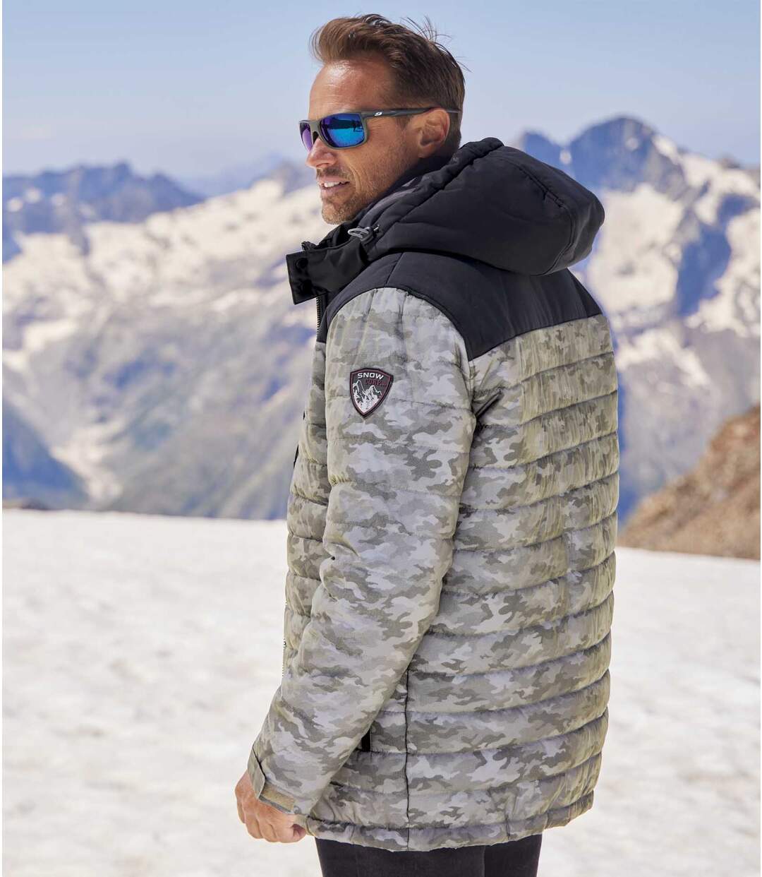 Prošívaná bunda Snow s odepínací kapucí Atlas For Men