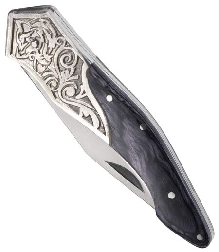 Messer mit Arabesken-Gravur
