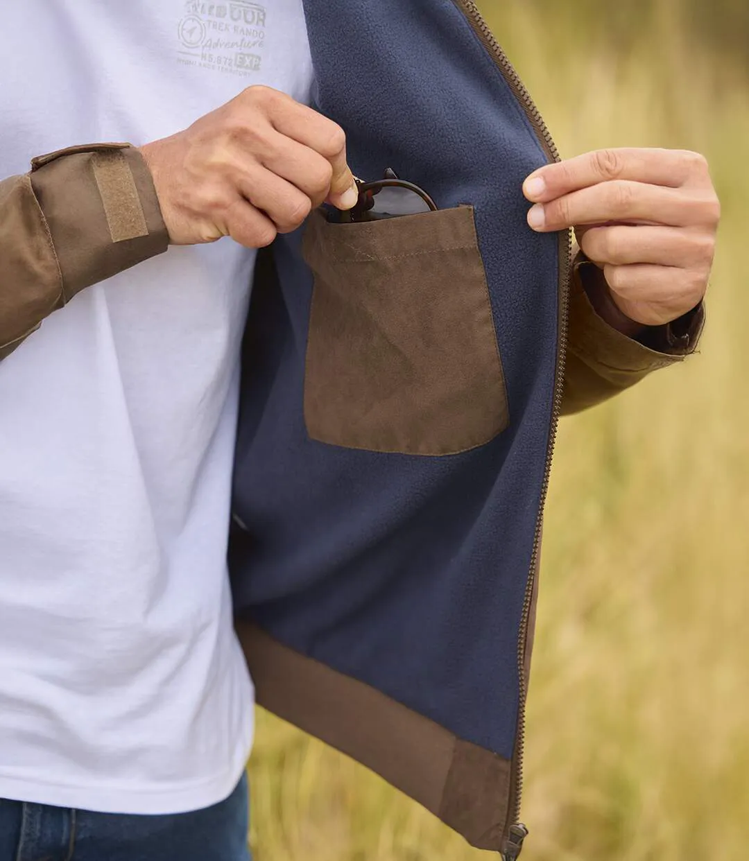 Le Blouson Suédine Doublé Polaire-6