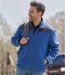 Men's Blue Full-Zip Fleece Jacket