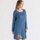 Maxi t-shirt bleu-6