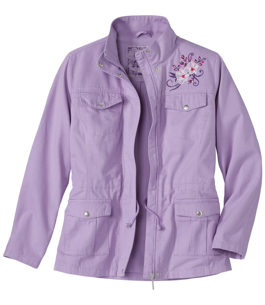 Women s Lilac Safari Jacket