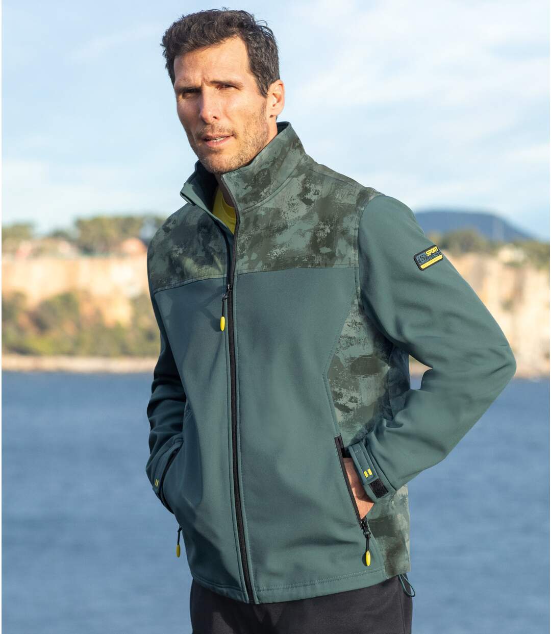 Veste Softshell Doublée Polaire Tendance-4