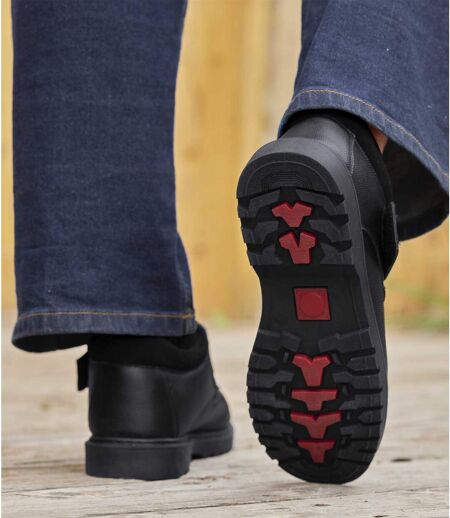 Men's Black Ankle Boots 