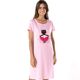 Maxi t-shirt rose-2