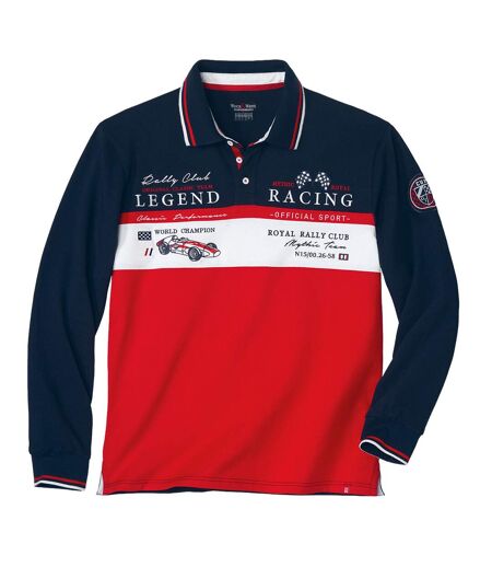 Team Racing galléros póló
