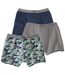 Lot de 3 Boxers Stretch-2