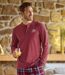 Le Pyjashort en Coton Col Boutonné-3