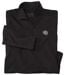 Le Polo Zippé Homme en Coton Bio Noir-1