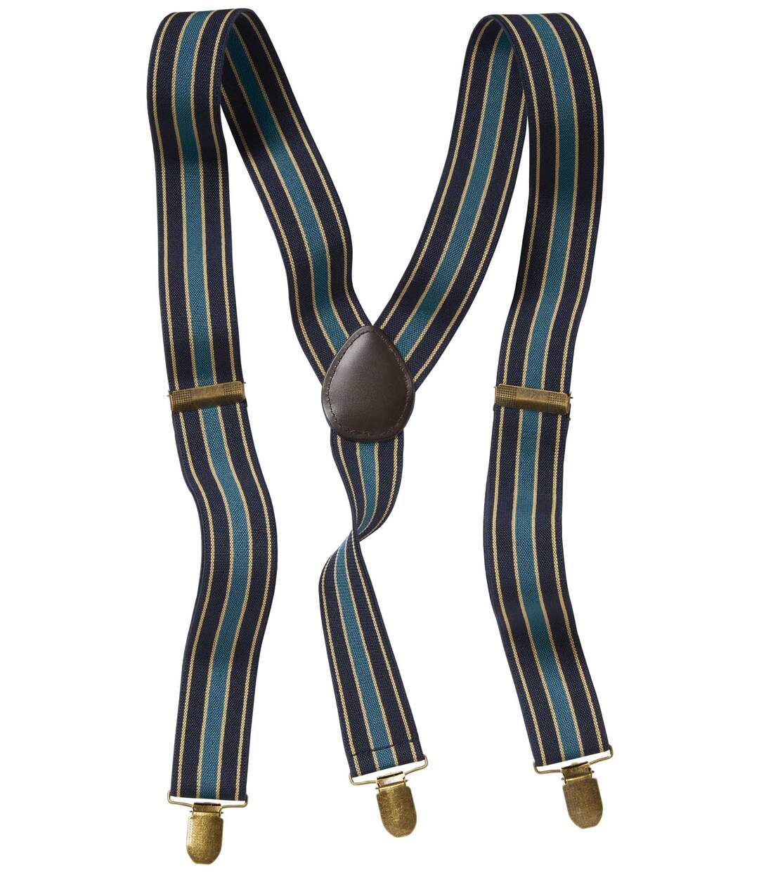 Men's Striped Blue Suspenders Atlas For Men