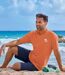 4er-Pack einfarbige T-Shirts aus Baumwolle-2