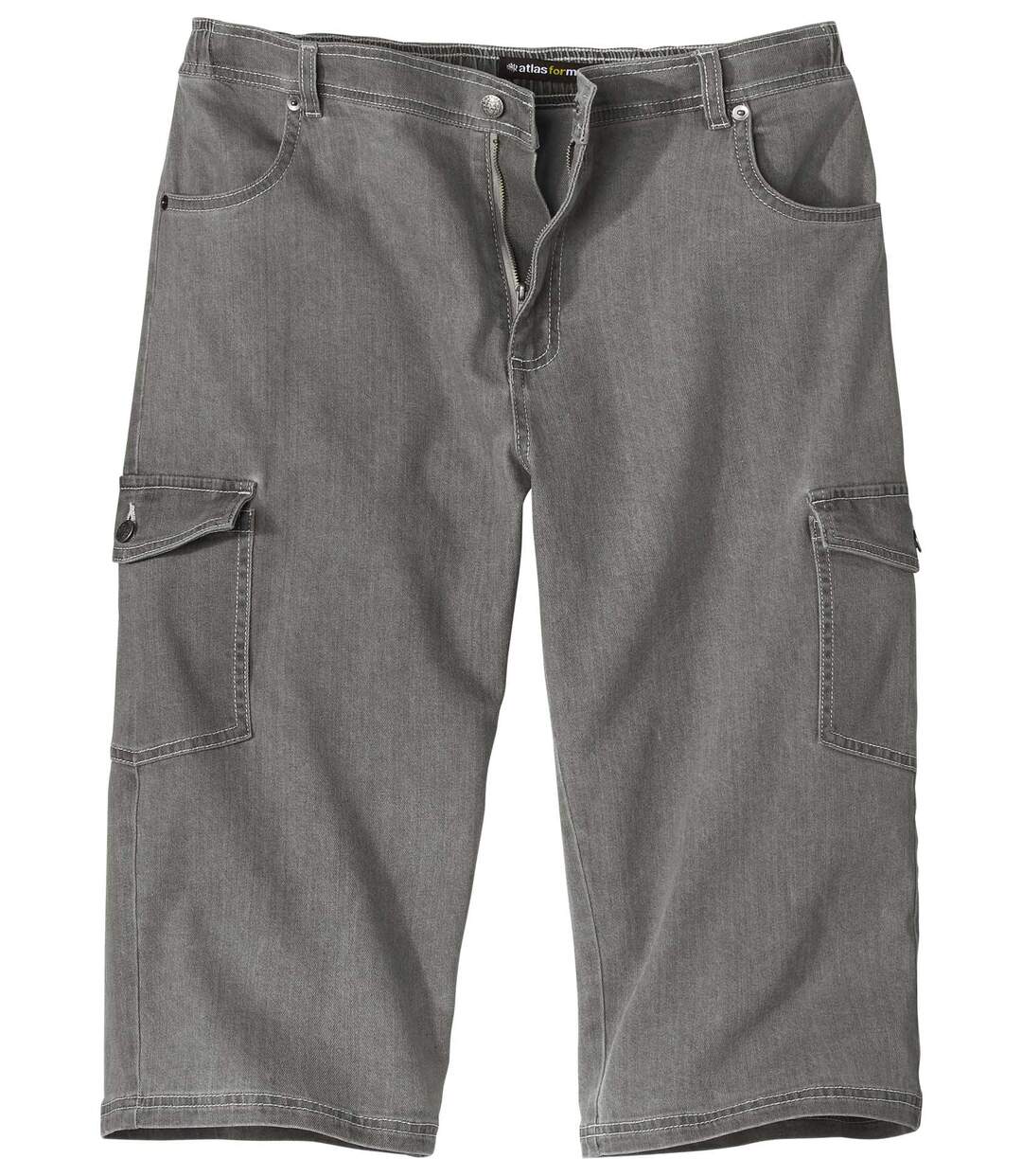 3/4-lange Jeans mit Stretch-Komfort Atlas For Men