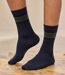Lot de 4 Paires de Chausettes Rayées-3