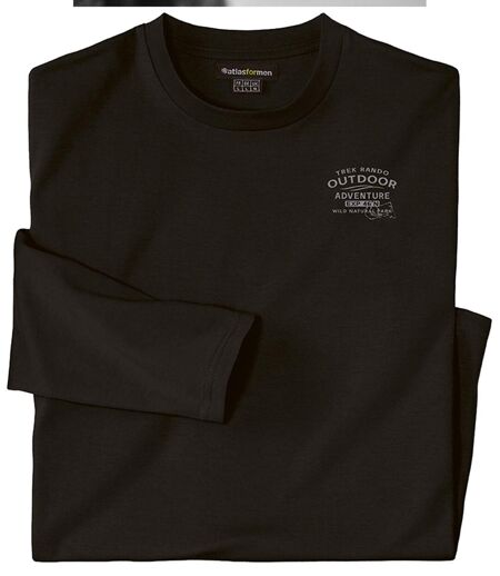Le Lot de 3 Tee-shirts Manches Longues Col Rond