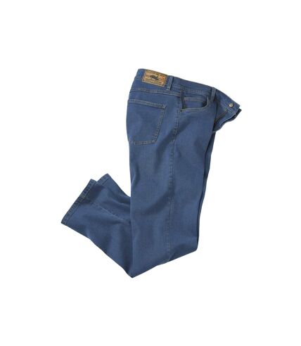 Dunkelblaue Stretch-Jeans