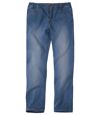 Men's Blue Regular Stretch Jeans  Atlas For Men