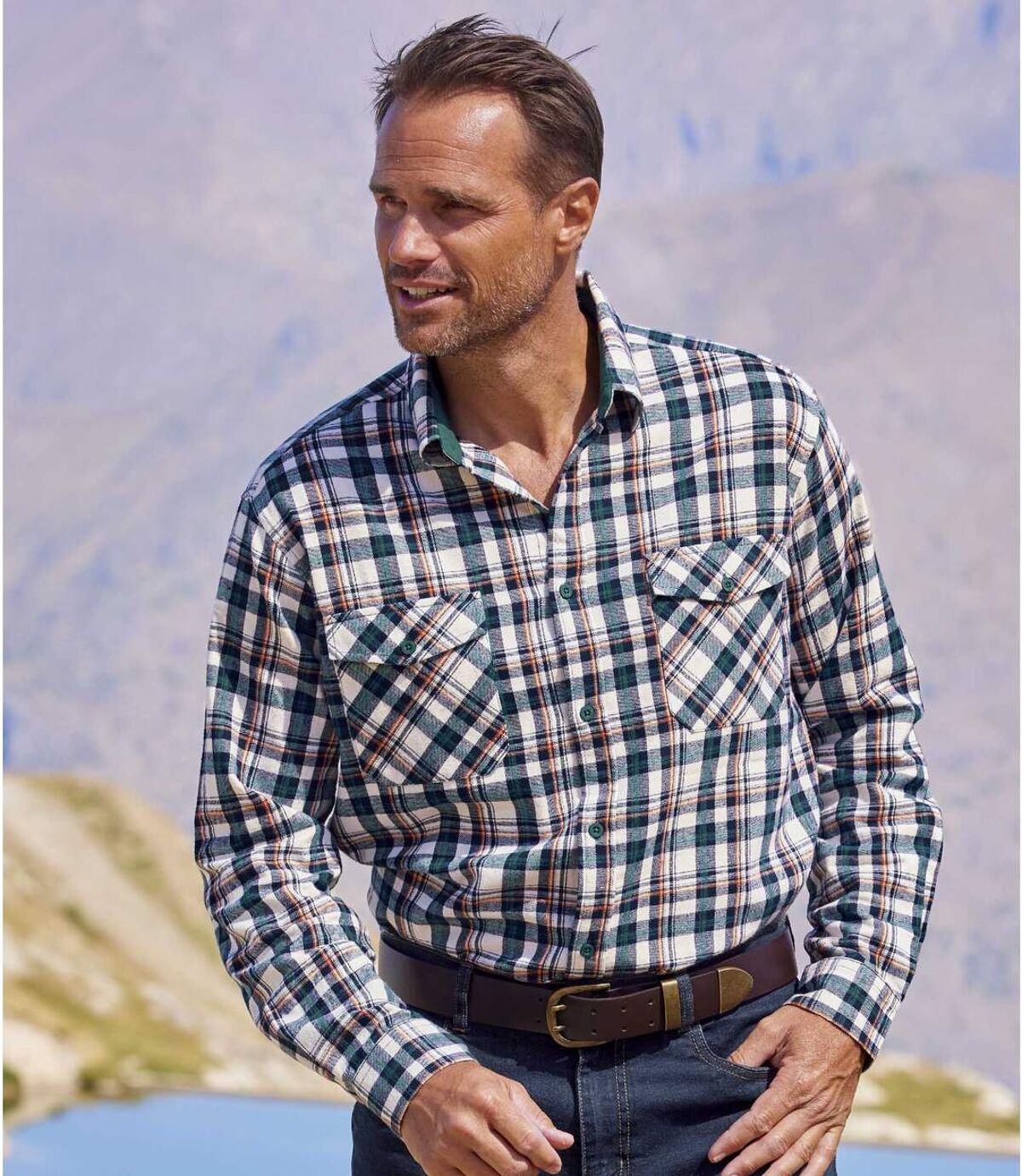 Kostkovaná flanelová košile Rocky Mountain Atlas For Men